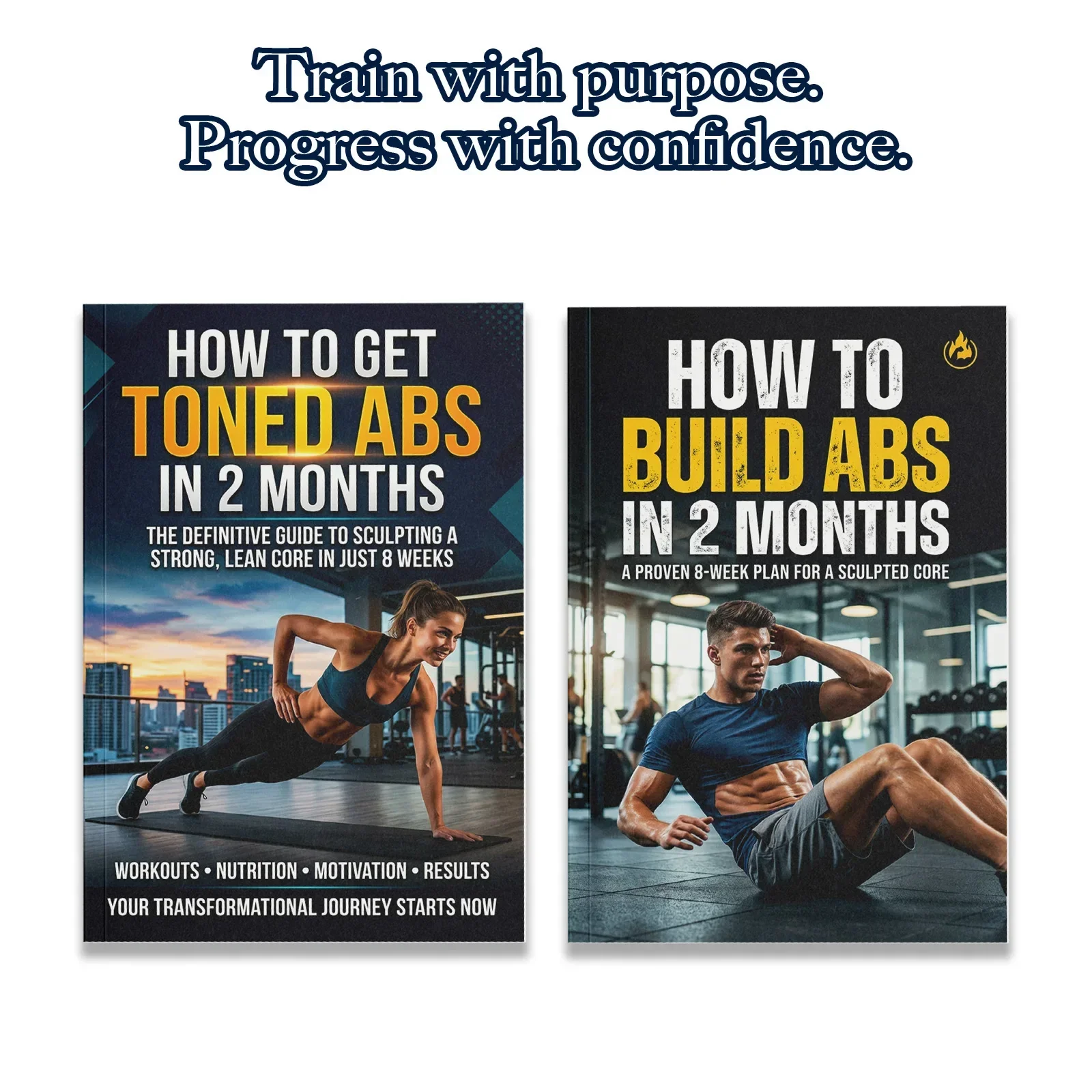 2-Book Abs Training Guide Set  - Nutrition Fitness Plan review and price